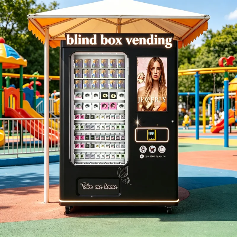 Distributeur automatique de cartes Mystery Box en FL, Équipement de distribution de cartes et de boîtes surprise personnalisables