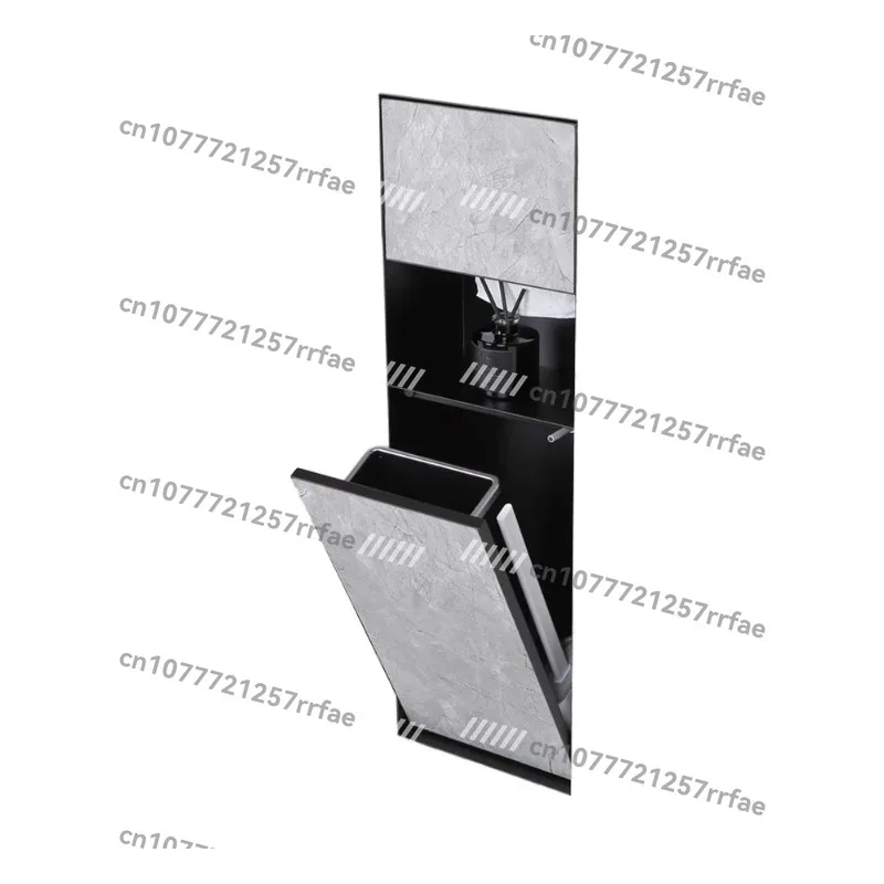 

Bathroom Hidden Storage Rack Secret Trash Can Tissue Paper Roll Holder Hotel Sanitary Brush Niche