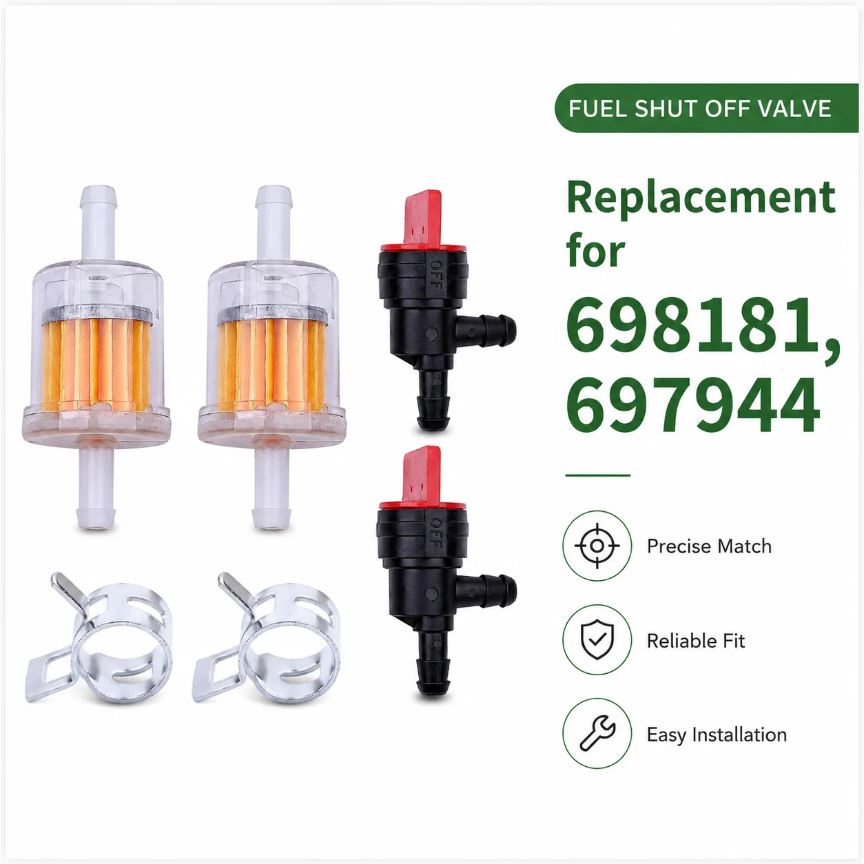 Fuel Shut Off Valve Kit 1/4