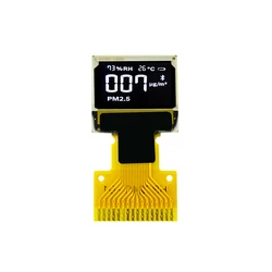 White Color 0.42 Inch 72*40 OLED Display 16pins SSD1315 IC Driver 4-wire SPI/I2C Interface
