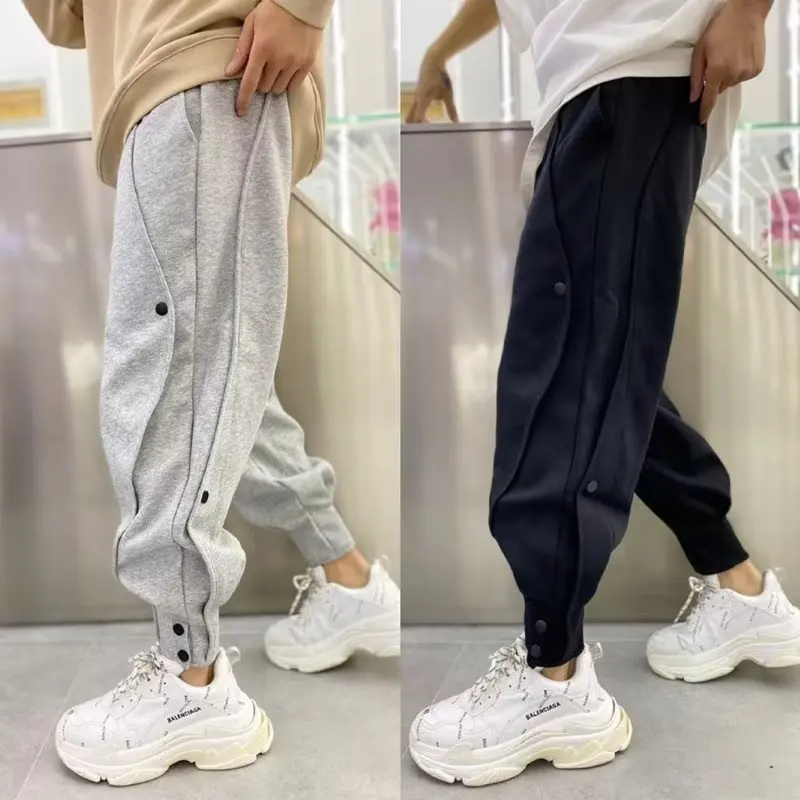 

Men's Spor Slim Fit Casual Pants Autumn Winter Large Size 250 Pou Trendy Simple Faion Long Trousers Straight Leg