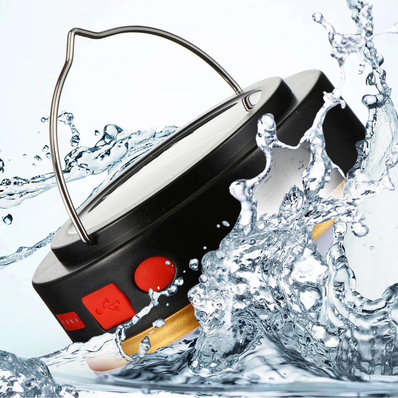 

1Set Portable Solar LED Camping Lantern Bright Solar Powered Light Emergency Household Gift Camping Lantern Emergency Light