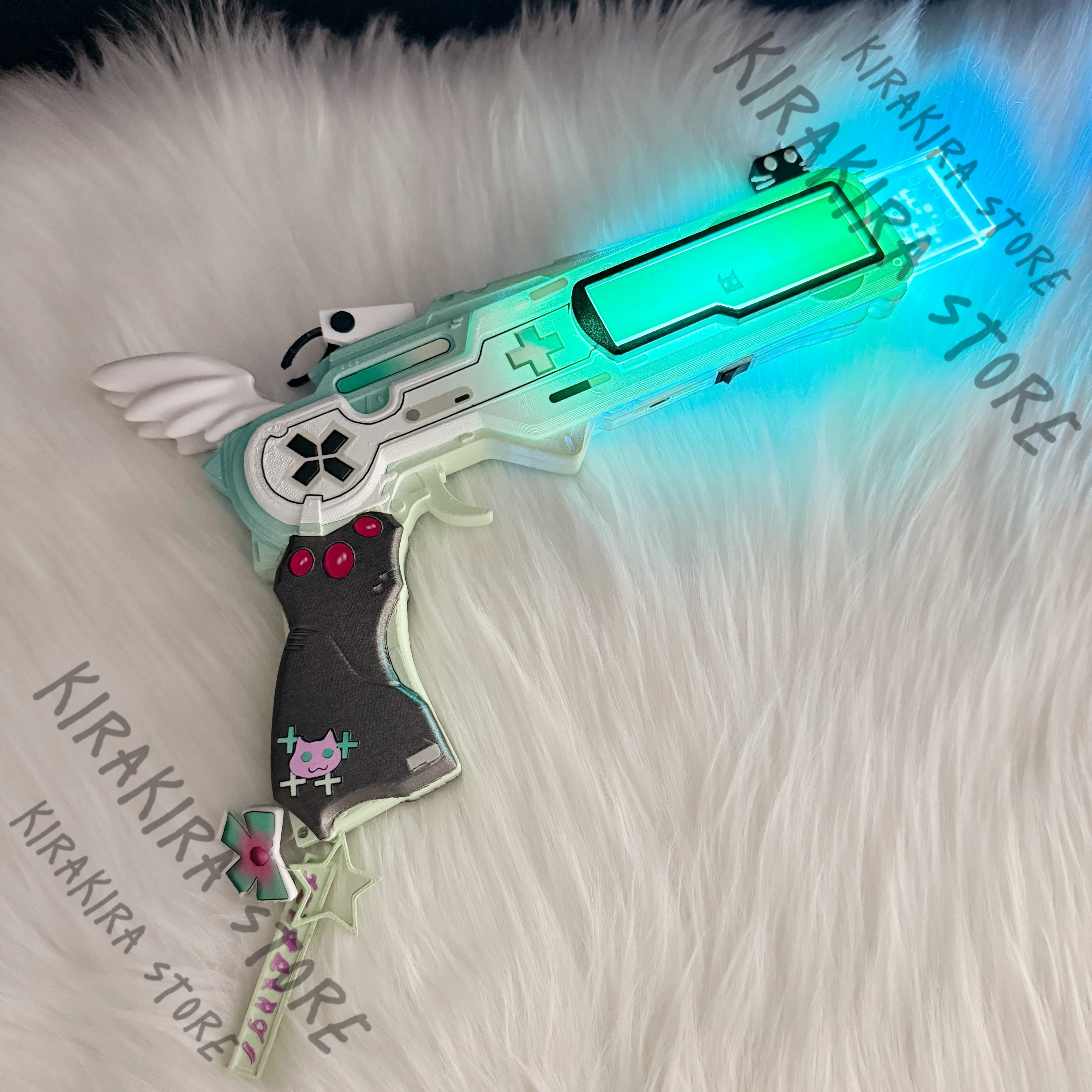 

Wuthering Waves LYNAE Luminous Pistol Prop Handgun Cosplay Costumes Anime Expo Hallowmas Comic-con Equipment Ornaments