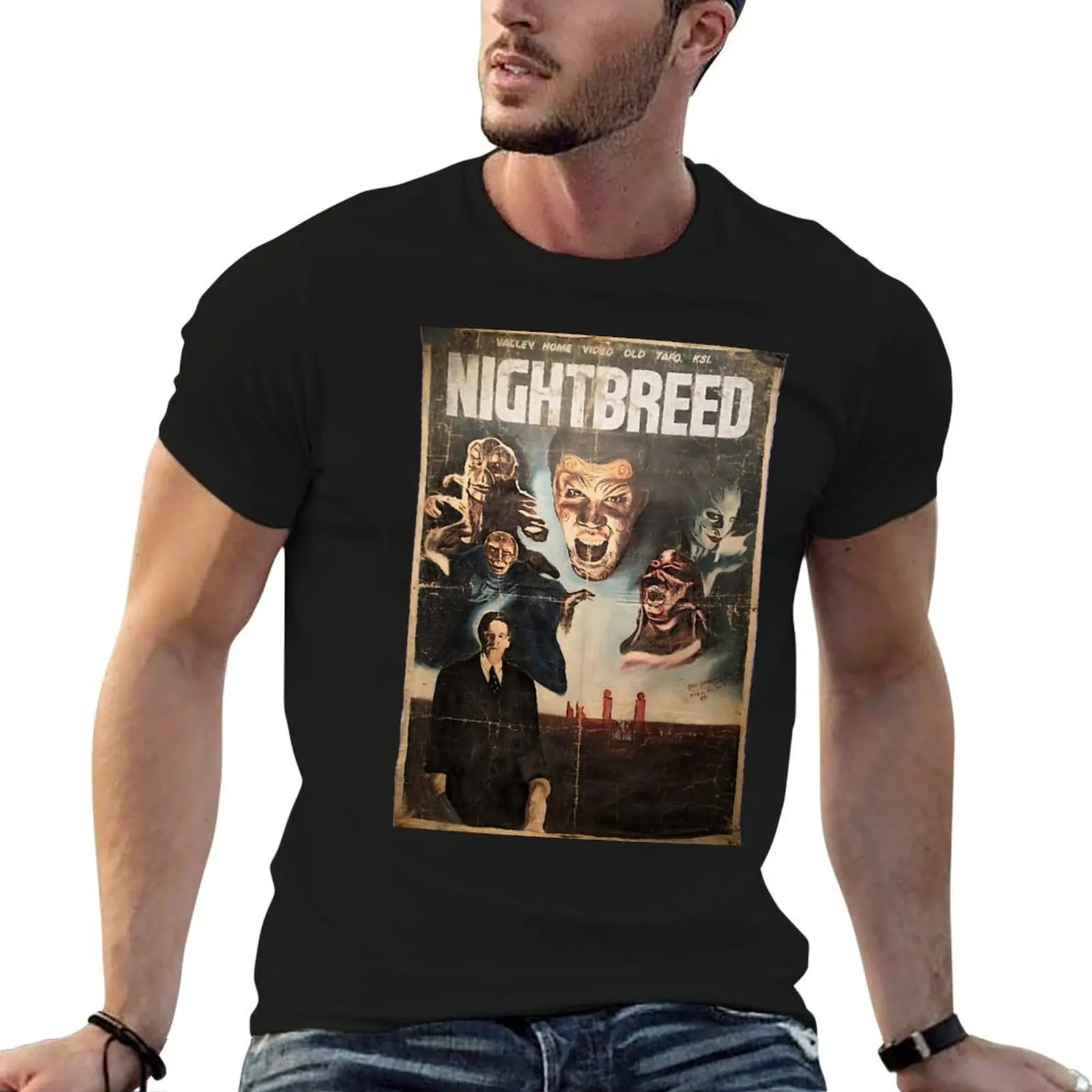 

Clive Barker - Nightbreed T-Shirt man graphic t shirt cotton t shirts man 100% T-Shirt