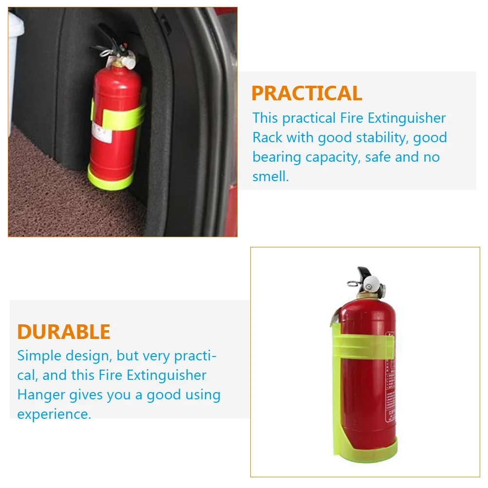 Fire Extinguisher Rack Wall Hanging Hooks Fire Safety Tool Fixture Extinguisher Hook Rack Abs Fire Extinguisher Stand Office