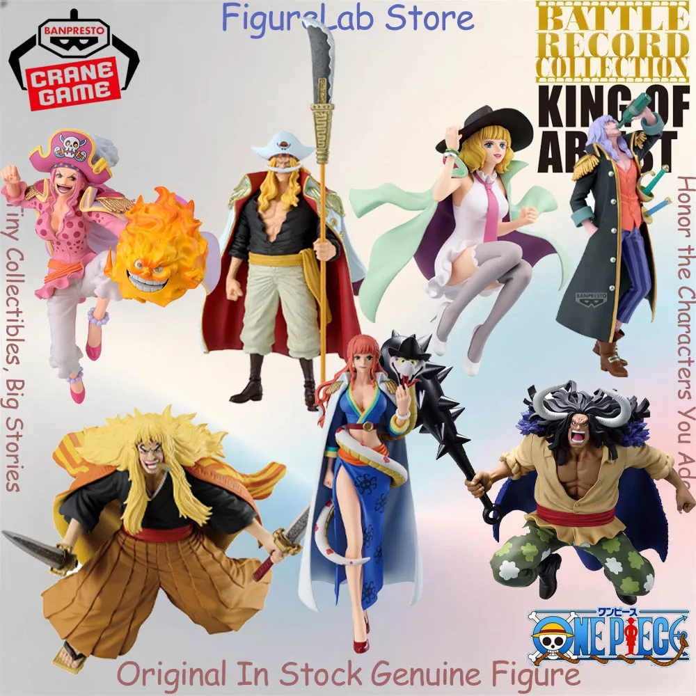

Оригинальная коллекционная фигурка Banpresto Battle Record Collection: Кайдо, Биг Мом, Капитан Джон. Аниме One Piece. Модель в коробке. В наличии.