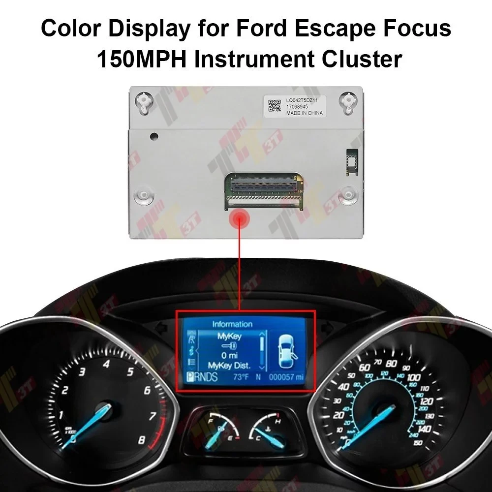 

Color Display LCD Screen for Ford Escape Focus 150MPH Speedometer Instrument LQ042T5DZ11