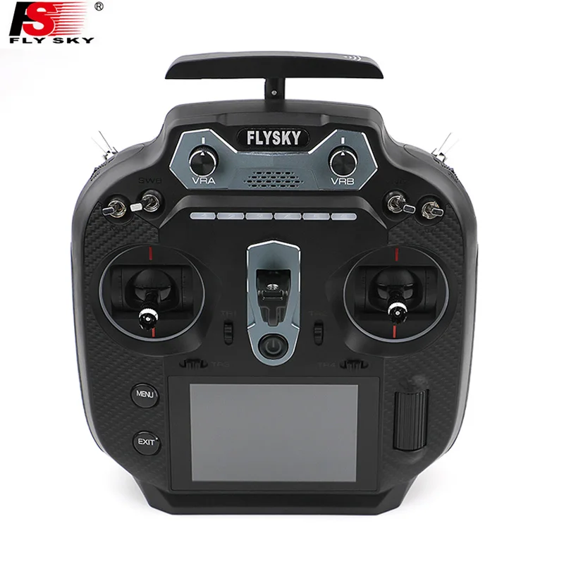 FLYSKY FS-ST16 16CH 2.4G เครื่องส่งสัญญาณวิทยุรีโมทคอนโทรล ​   พร้อมตัวรับสัญญาณ SR8 รองรับโปรโตคอล ANT สำหรับเครื่องบิน รถยนต์ หรือเรือ
