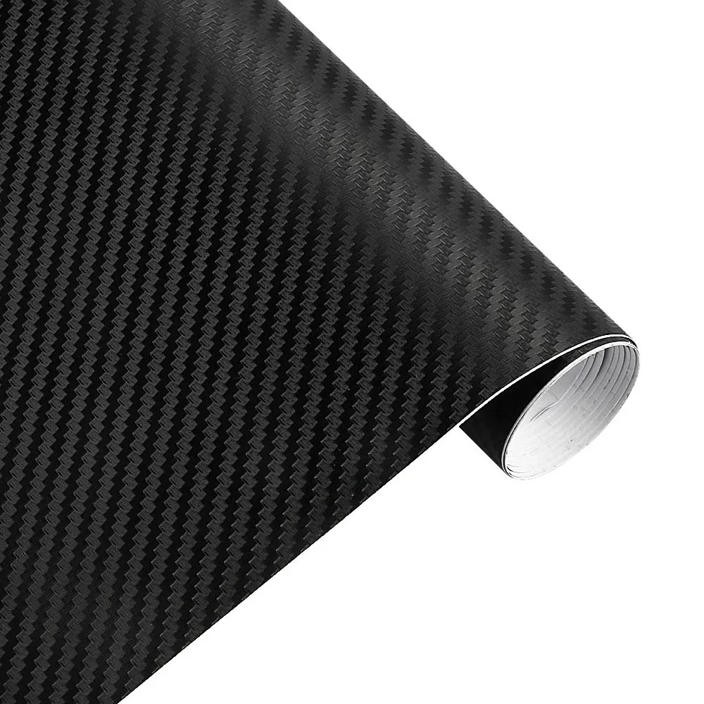 3D carbon fiber film car sticker protection strip body anti scratch waterproof sunscreen sticker car exterior accessories