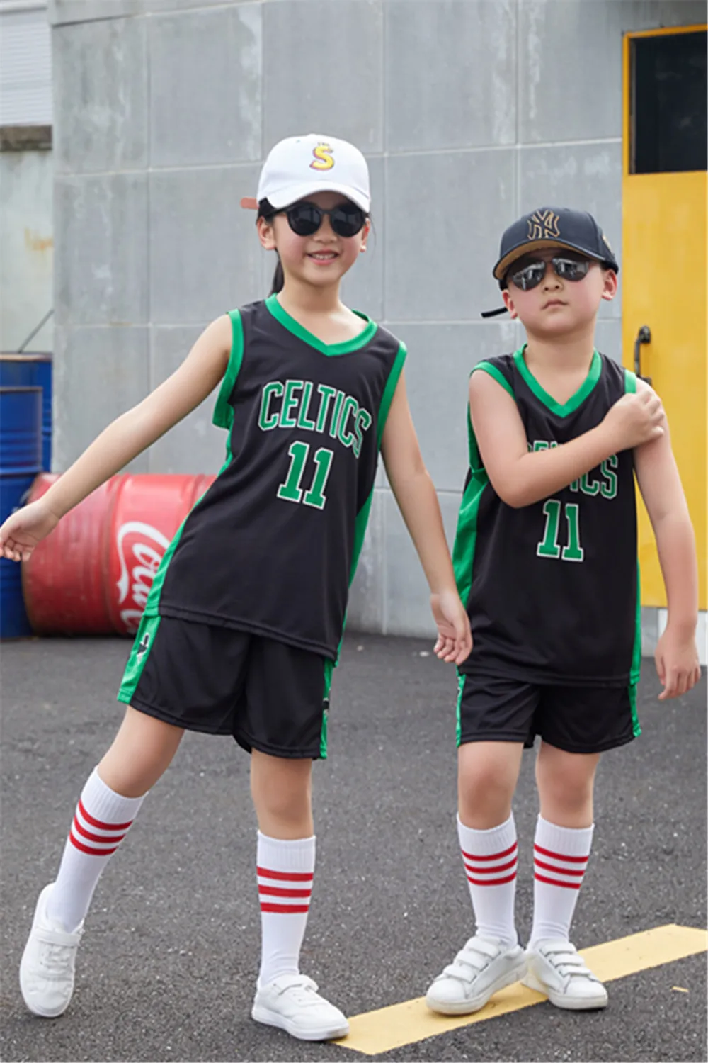 NEW 23/24 boy girl special number 11 Basketball Jerseys Children's uniform set primary school jersey game team uniform training