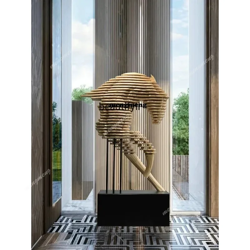 

Horse Head Solid Wood Carving Paulownia Pieces Art Sales Office Hall Decorations Hotel Ornaments Large Floor SculptureX