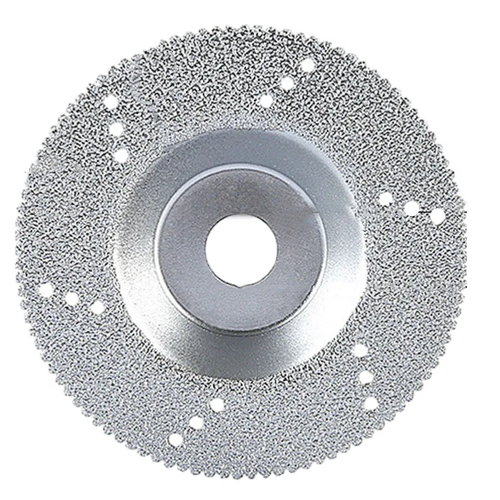 Imagem -02 - Mini Discos de Corte de Diamante Cortar Lâmina de Serra para Broca Dremel Ferramenta Rotativa Ajustada Diâmetro 100 mm Abertura 16 mm 1pc