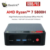 Beelink SER5 Pro Ryzen 7 5800H Mini PC DDR4 32GB 1TB NVME Pcie 3.0 WiFi 6 BT5.2 4K 60Hz  RJ45 1000M Mini PC Gamer