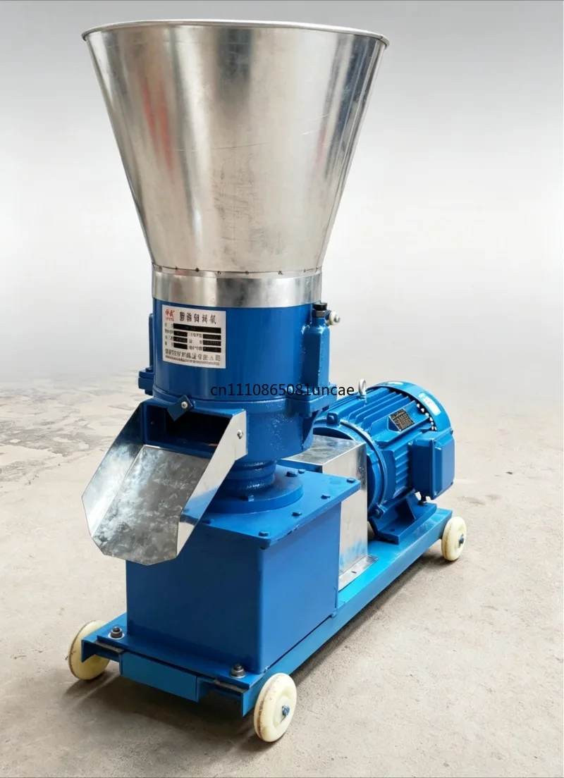 100-150kg/h Pellet Machine Animal Feed Food Pelletizer Farming Granulator with Motor image 2