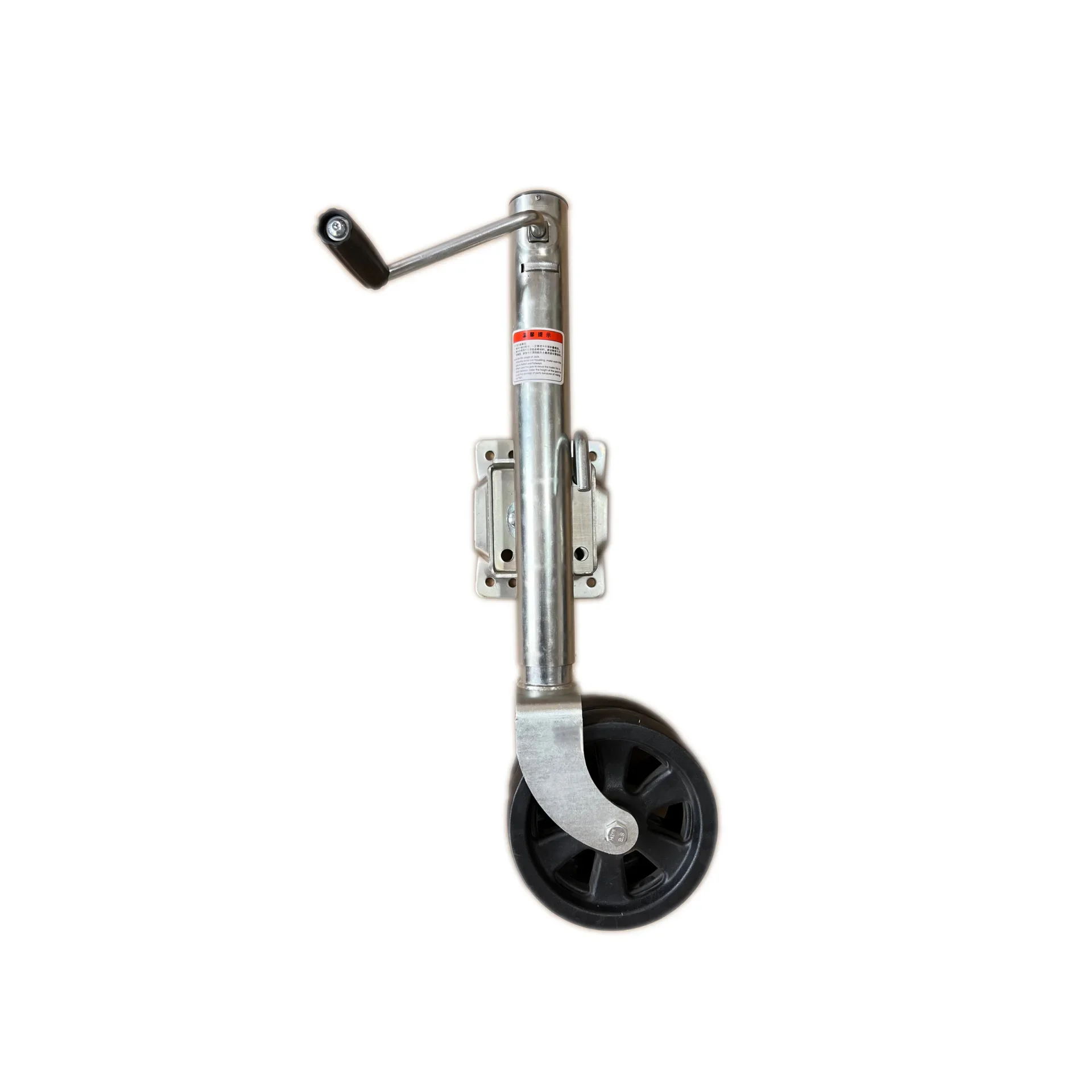 8-Inch two-wheeled 2000-pound trailer jack, side-rocking RV trailer jack, universal wheel outriggers