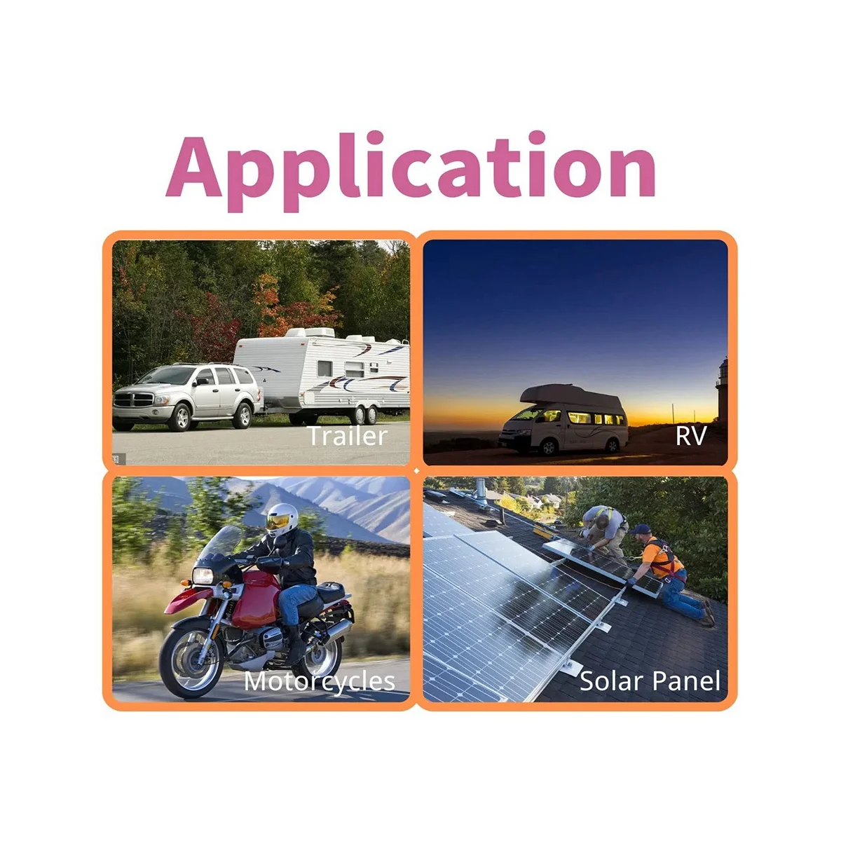 Extension Cable 4 PCS 14AWG 1Feet Single Plug Quick Disconnect Connector Cable Wire Harness