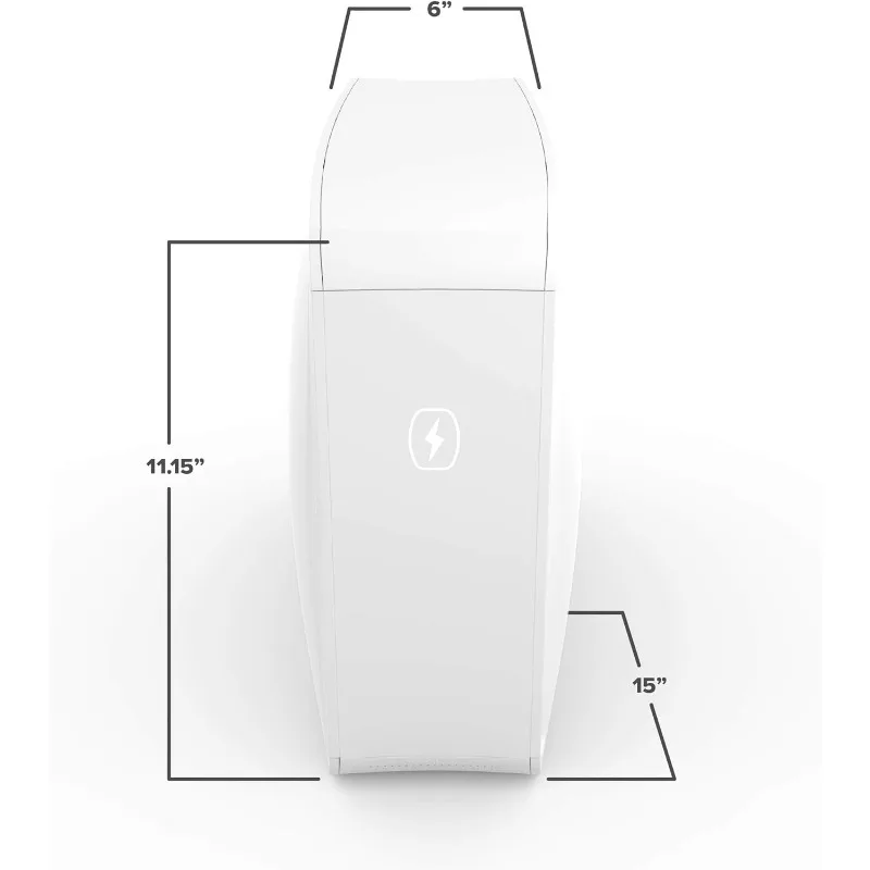 Cargador desinfectante UV, caja de 360 ° clínicamente probada, desinfecta teléfonos, tabletas, mandos a distancia, juguetes y más (blanco)