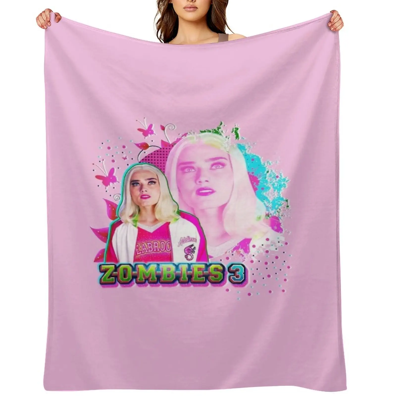 

Zombies 3 Addison Throw Blanket Loose funny gift Sofa Throw Hairys Blankets