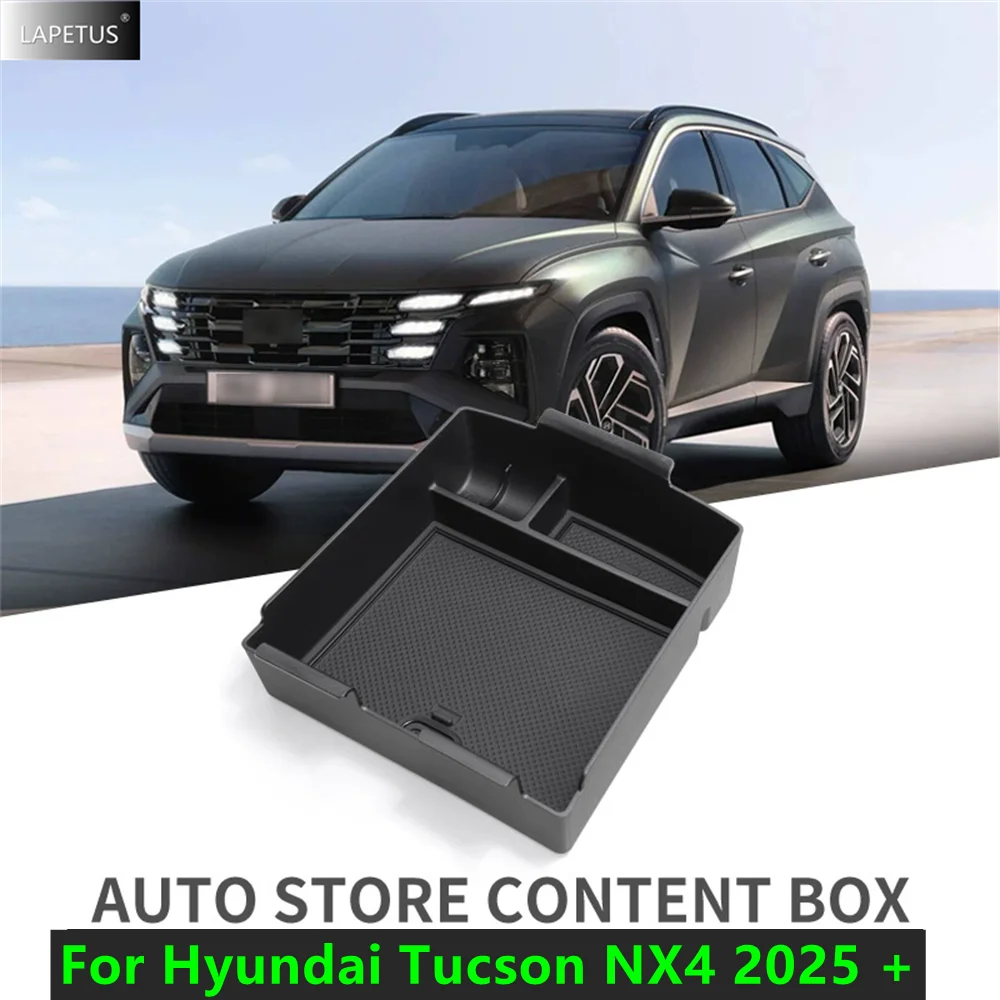 

Car Armrest Box Storage Central Control Container For Hyundai Tucson NX4 2025 2026 Secondary Storage Pallet Tray Container Box