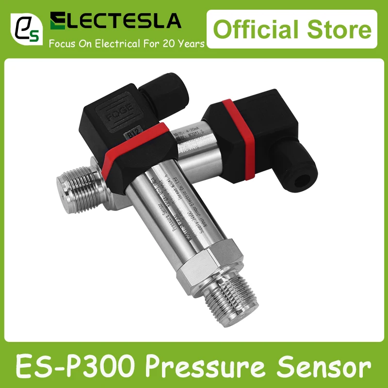 -0.1-0-100MPa Pressure Transmitter Output 4-20mA 0-5V RS485 0-10V G1/2 With 1m Cable Pressure Sensor