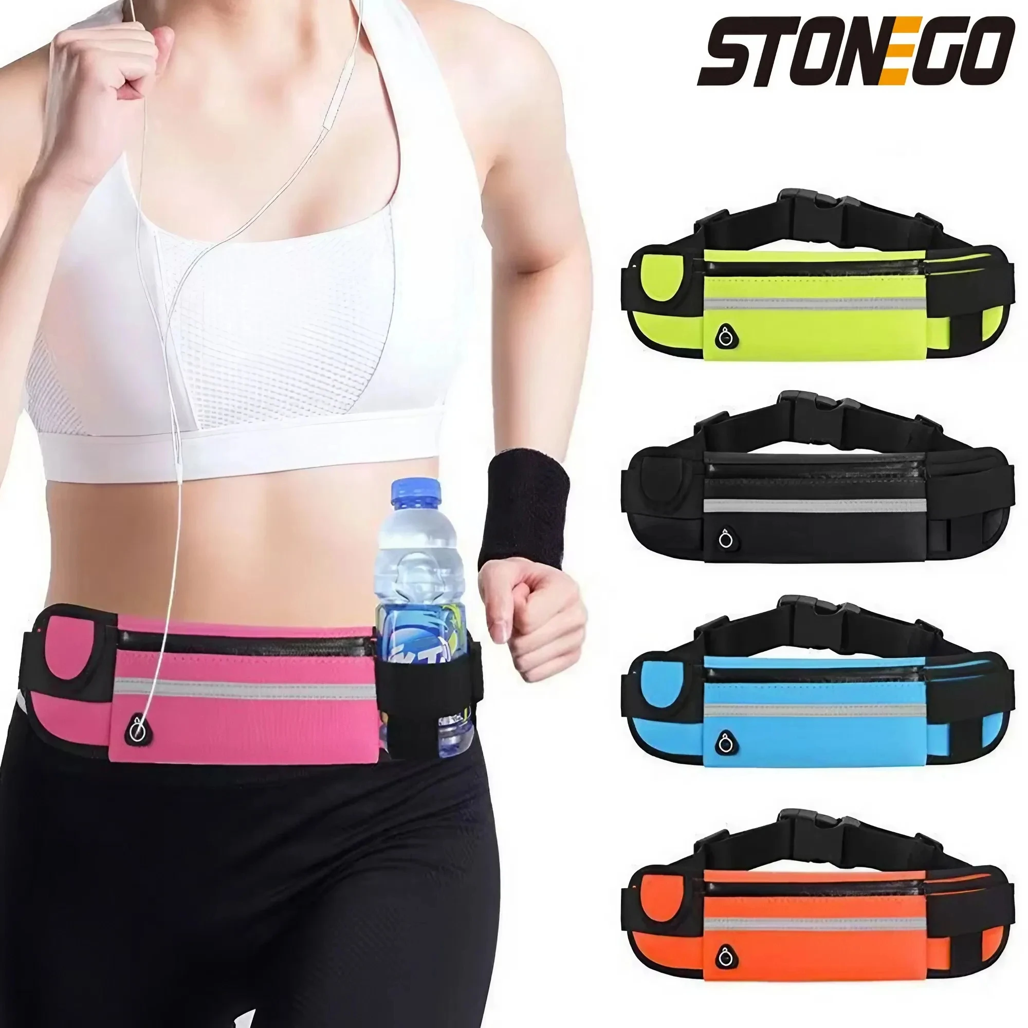 6 Inches Running Pack Belt Waist Pouch for Women & Men Running Phone Holder Running Pouch/Phone Holder for Running Running Belt