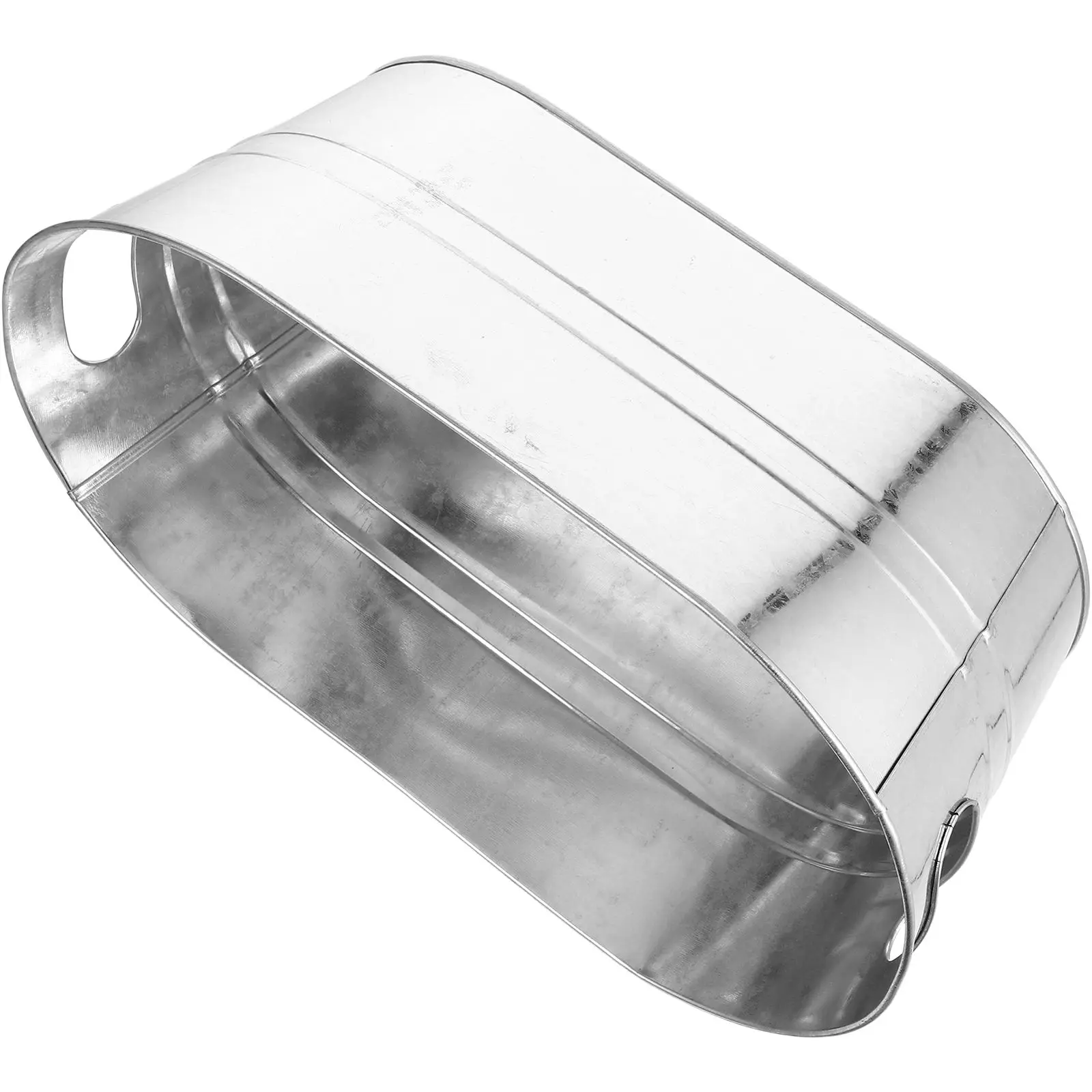 

Ice Bucket Cooler 14L 39.3x23x15.5cm Iron Beer Drink Party Tubs Household Beverage Cooler Storage Metal Tub