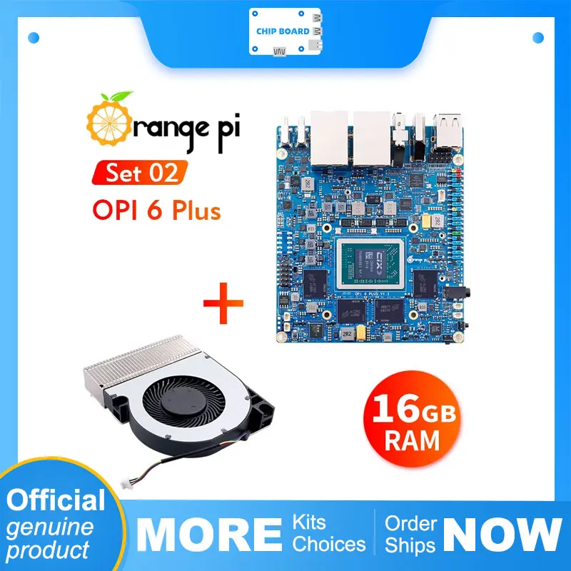 오렌지 파이 6 플러스: 16GB/32GB DDR5, 45 TOPS NPU, 리눅스/안드로이드/윈도우/ROS2 지원