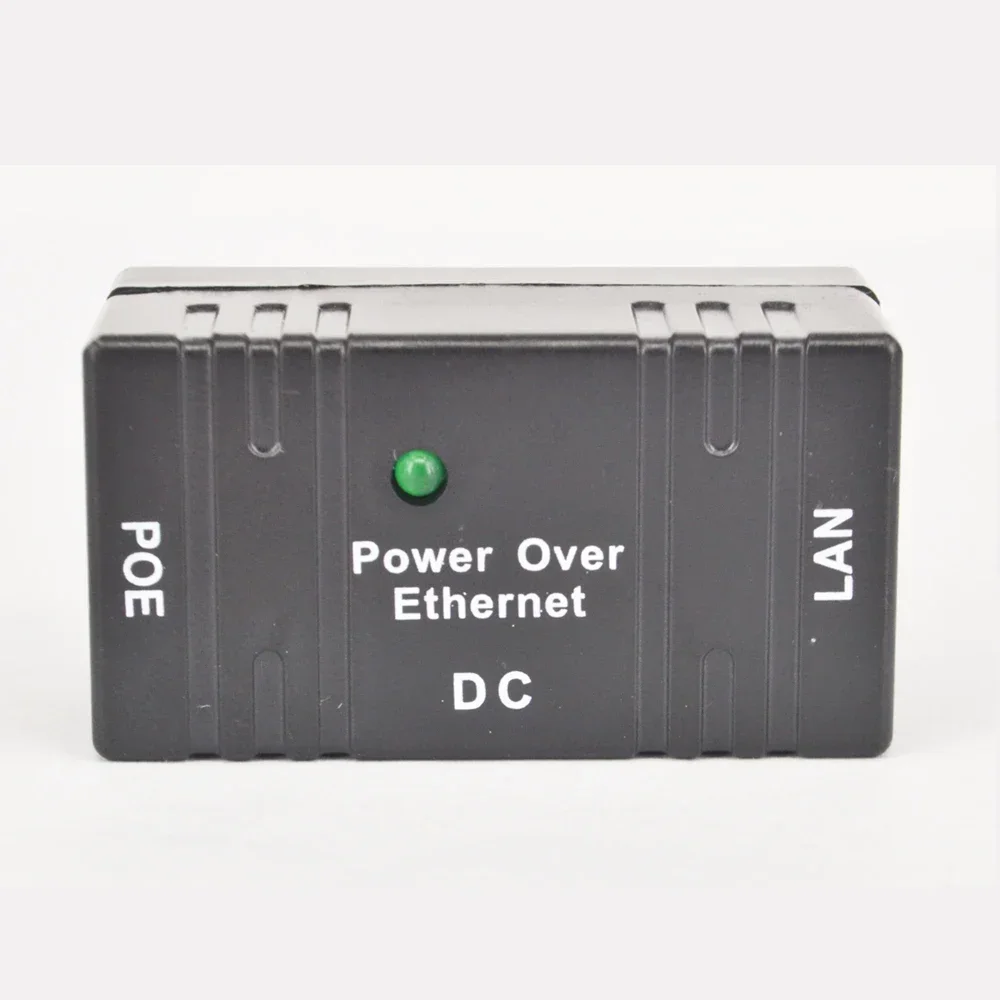السلبي تيار مستمر الطاقة عبر إيثرنت RJ45 10/100mbp محول تركيب على الحائط لشبكة LAN الأمن كاميرا IP POE الفاصل حاقن