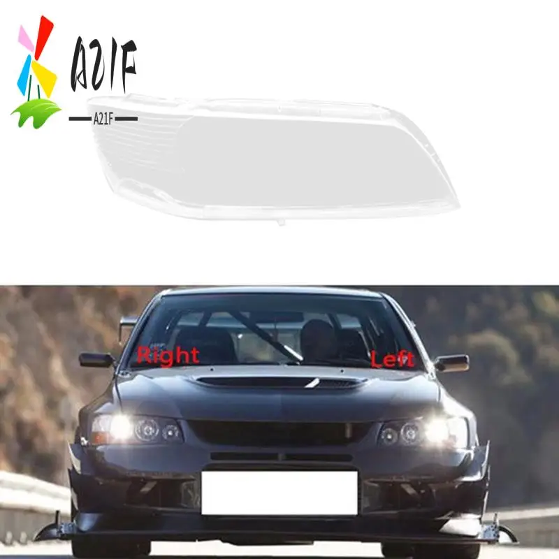 

A21F-Car Right Headlight Shell Lamp Shade Transparent Lens Cover For Mitsubishi Lancer Evolution 2005-2006 Replacement Accessori