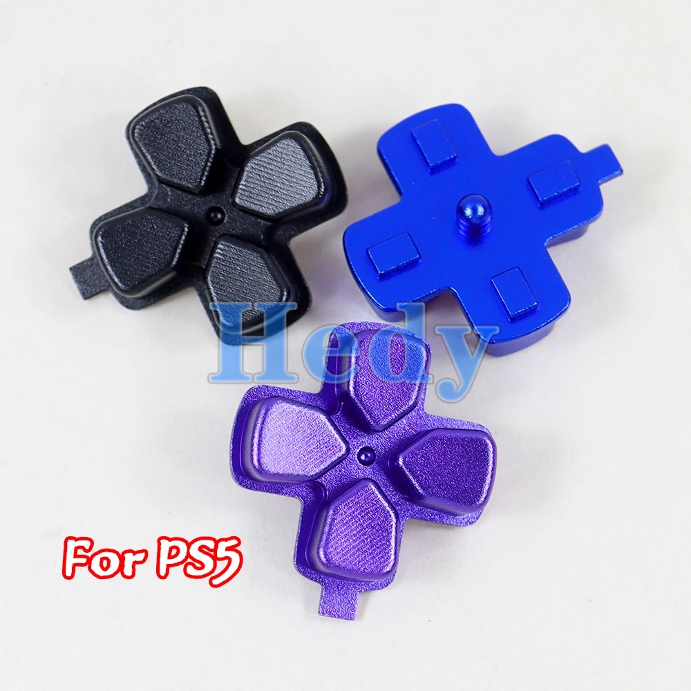 20PCS For PS5 Game Controller Metal ABXY Bullet Head Button Cross Direction Aluminum Stick D-Pad For PS5 Replacement Colorful