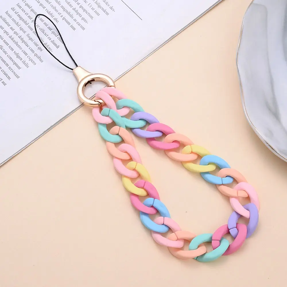 

Pendant Acrylic Anti-lost For Mobile Phone Case Anti-fall Jewelry Accessories Mobile Phone Chain Cell Phone Lanyard Phone Strap