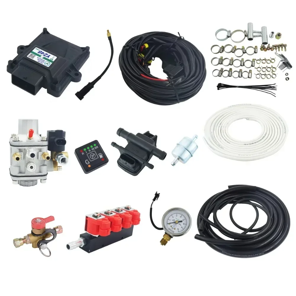 

Newest Sequential CNG Multipoint Sequential 3 4 Cyl Conversion System with OBD for Petrol Engine Autogas Car Conversion 48 Pins