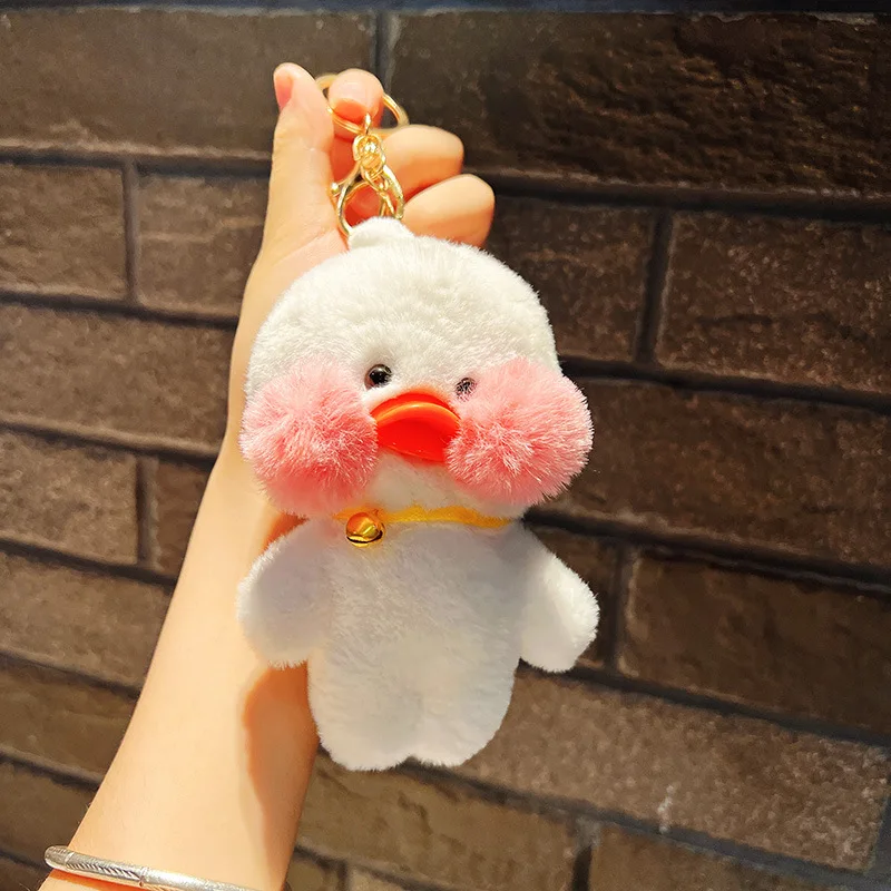 Plush Blush Duck Jewelry Gift Cute Key Chain Doll Key Chain Wholesale Accessories Pendant Key Ring Pendant