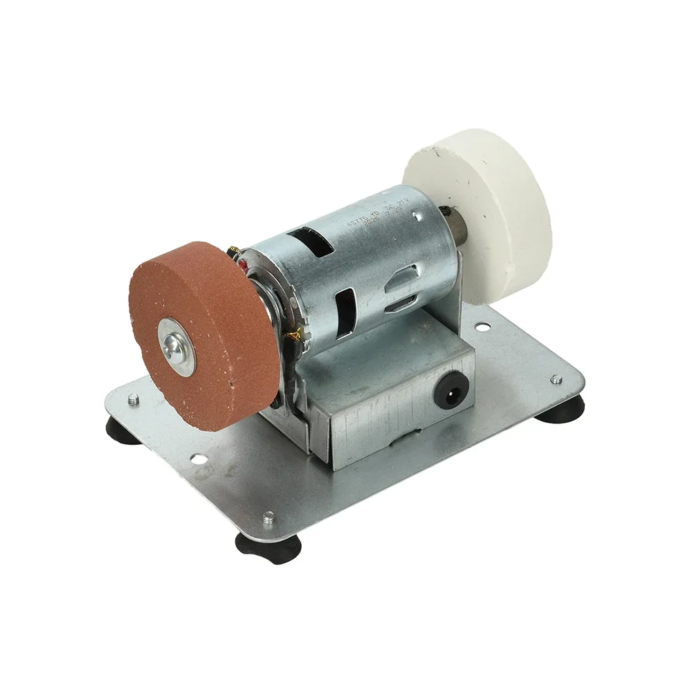 Elektrischer Schleifer 100W Reiner Kupfermotor AC 100-240V Grob- und Feinschleif- sowie Poliermaschine Tragbares Desktop-Schleifwerkzeug – Detail 15