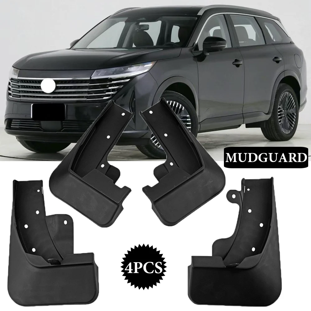 

4PCS Front Rear Mudguard For Nissan PATHFINDER 2024- Mudguards Splash Guards Fender Mudflaps Auto Accessories