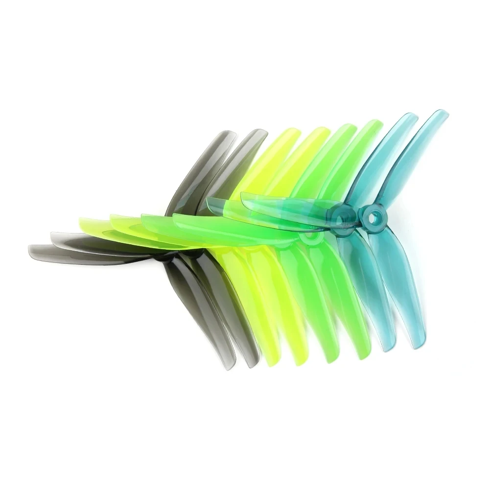 4pairs-8pcs Nazgul F5 5135 5.1X3.5X3 R5 5136 5.1X3.6X3 5140 5.1X4X3 3-Blade PC Propeller for FPV Racing Freestyle 5inch Drones