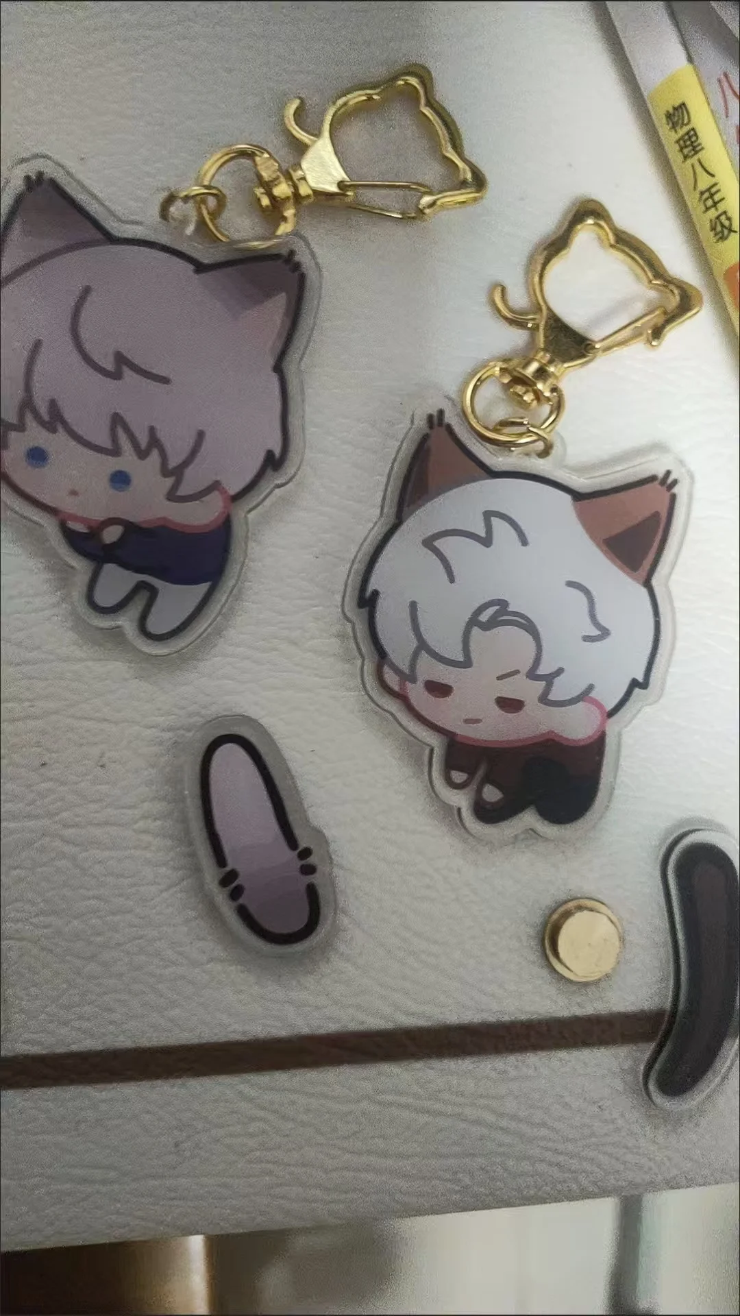 لعبة الحب والفضاء العميق Xavier Zayne Rafayel Sylus تأثيري مفتاح سلسلة الاكريليك كيرينغ الشكل قلادة يتأرجح حقيبة ديكور سلاسل المفاتيح #5