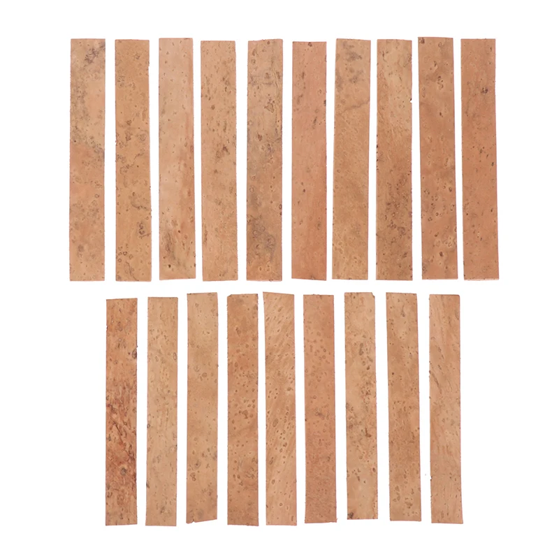 10 قطعة/الوحدة مختلفة الحجم الكلارينيت الفلين المشترك الفلين ورقة لملحقات الآلات الموسيقية الساكسفون