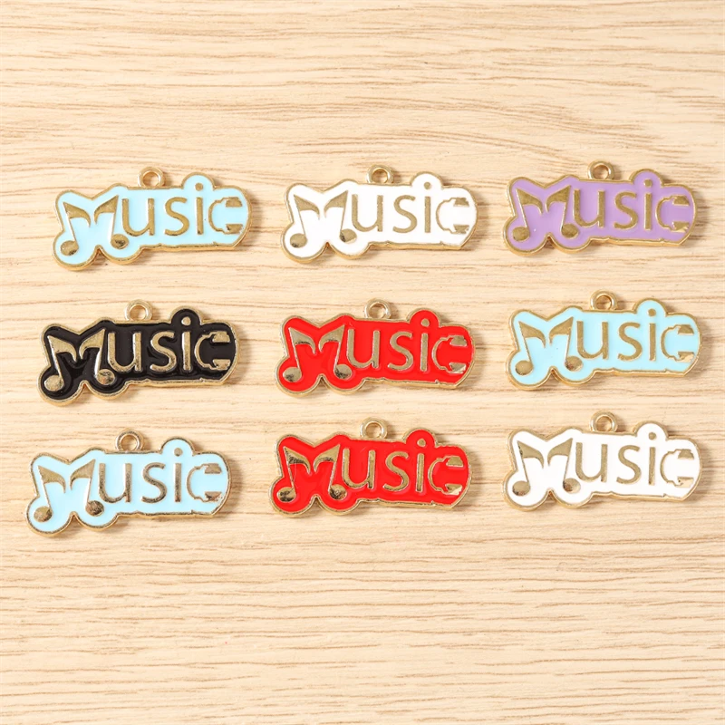 10 Stück Niedliche Emaille-Anhänger mit Musik-, Radio- und Kassettenmotiven für die Herstellung von DIY-Schmuck wie Ohrringen, Halsketten, Schlüsselanhängern und Accessoires – Detail 14