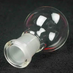 50ml 19/26 Joint Borosilicate Glass Flask Round Bottom Single Short Neck Lab