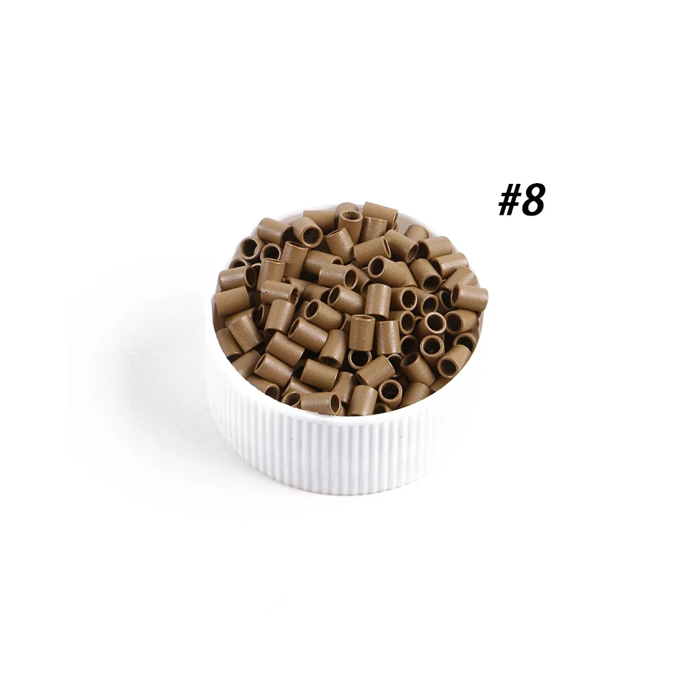 Micro Locks Ring Euro Easily Locks 1000pcs Copper Micro Ring mini locks links 3.0x2.4x5.0mm Straight Micro Beads for I TIP hair view 6