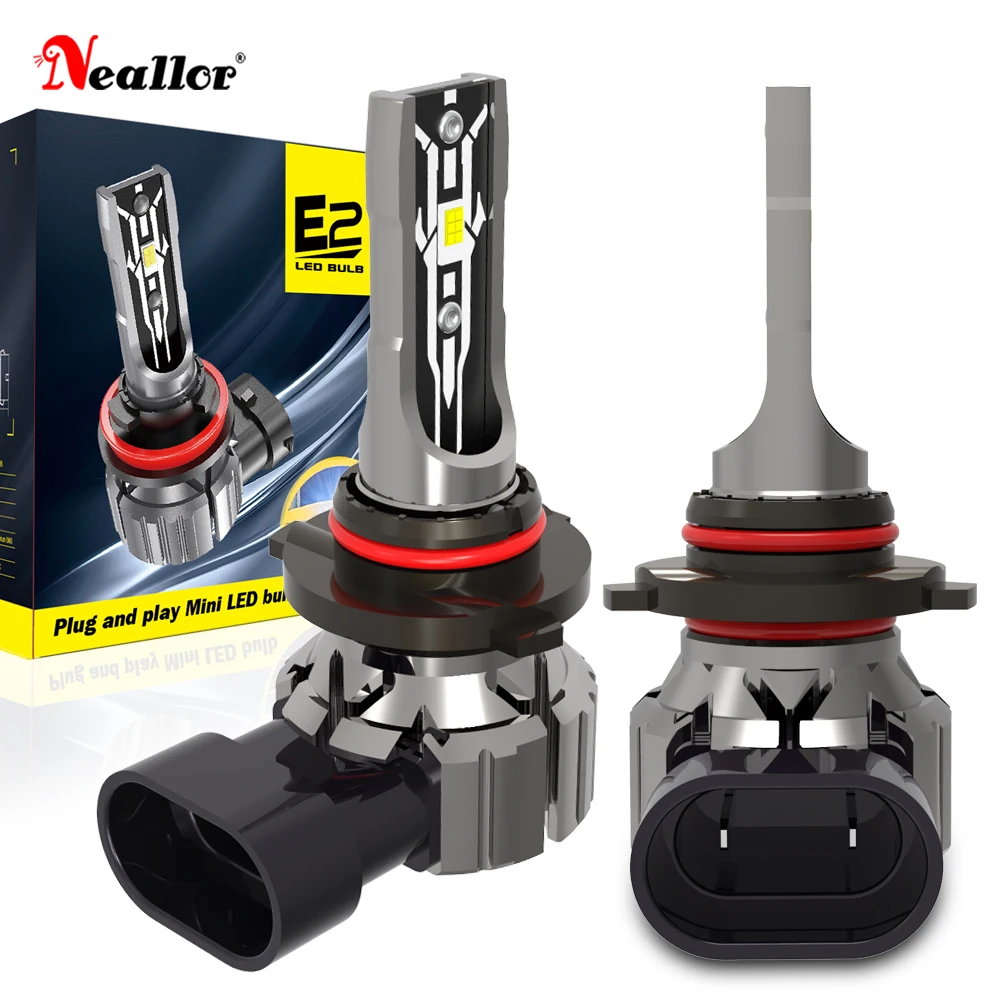 

2pcs HB3 9005 HB4 9006 P20d P22d PY20d H10 9145 Led Vehicles Light Headlight Canbus Powerful Car Diode Bulb White Moto Fog Lamp