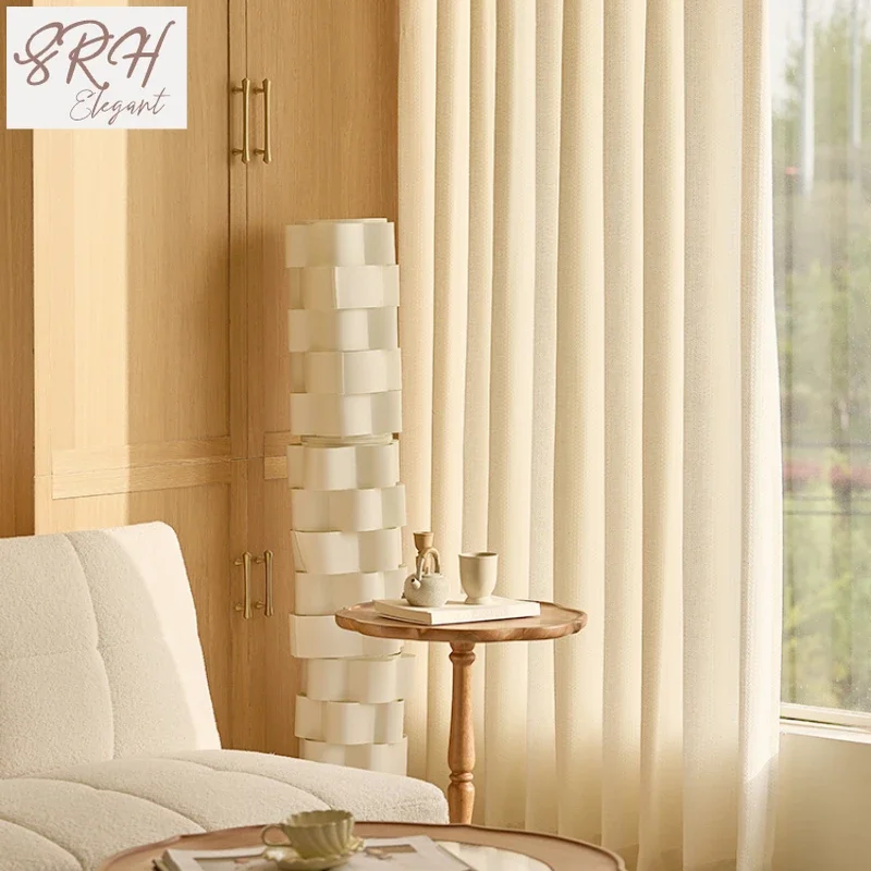 Modern Light-transmitting Window Screen Balcony Bay Window Sunscreen Drapes Home Living Room Curtain Bedroom Decoration Curtains