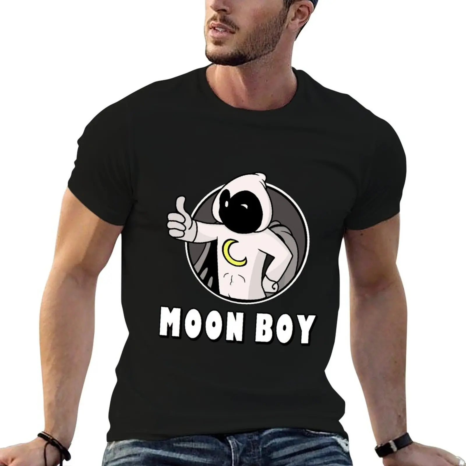 

Moon Boy T-Shirt g man t shirts for men black cotton t-shirt plain for man package T-Shirt