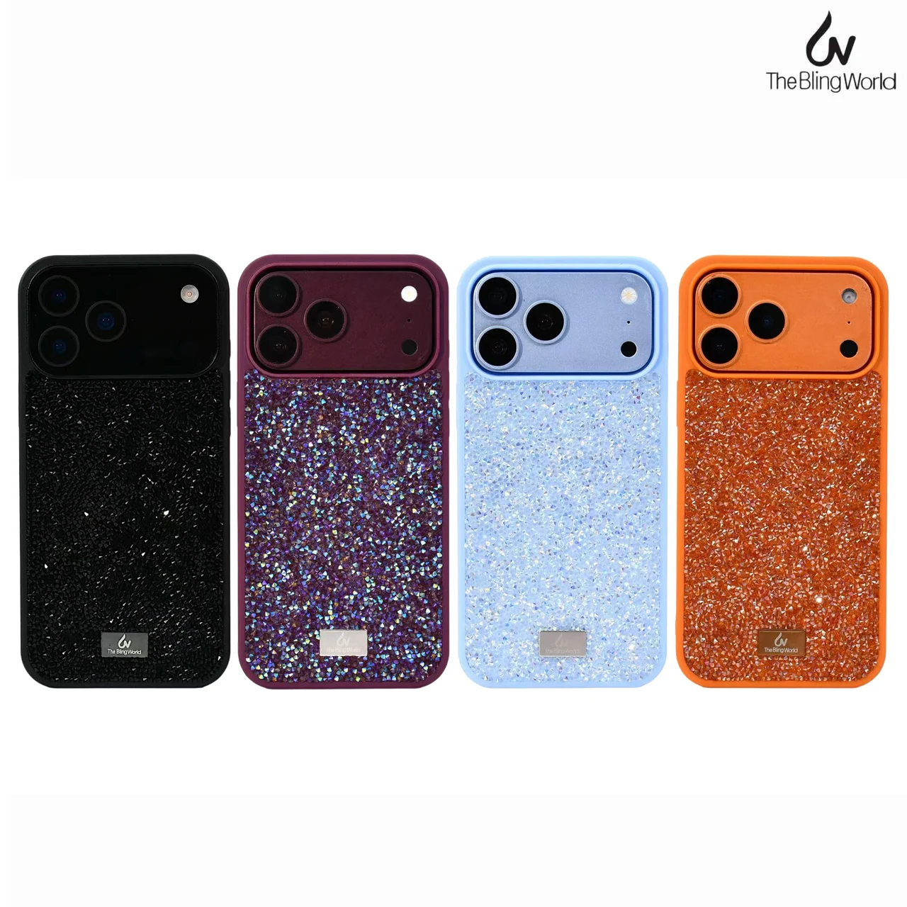 Sparkling Diamond Phone Case For IPhone 18 17 16 15 14 Pro Max Plus Crystal Bling Luxury Fashion Elegant Women Shockproof Cover