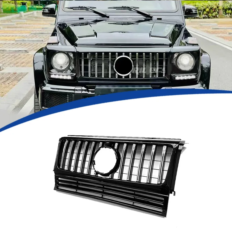 Front Inlet Grille Bumper Grill for Mercedes Benz G Class W463 AMG 2004-2018 GT R Style Tuning Accessories Modified Grille