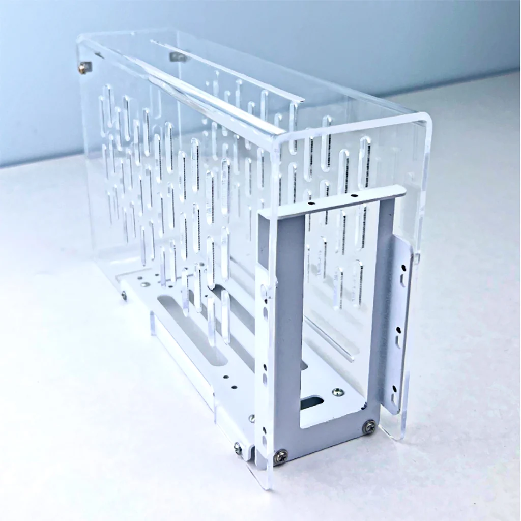 EGPU Laptop Externe Grafikkarte Metallhalterung + Acrylrahmen Videokarten GPU-Dock-Halter für Oculink Externes PC-Gehäuse – Detail 9