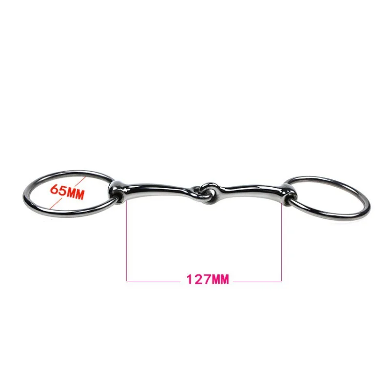 Stainless Steel Horse Mouth Ring Inner Width about 65 Mm Thick about 13 Mm BT0503