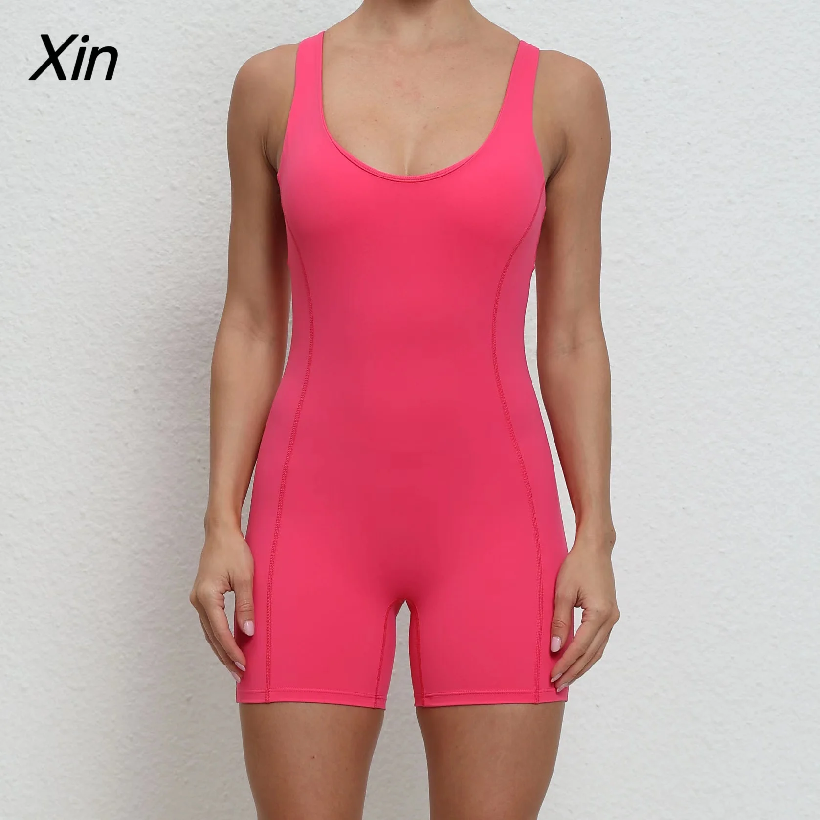 Women Jumpsuit Sexy Yoga Set Backless One-piece Bodysuit For Fitness Wear Gym Clothing High Elastic Rompers Overalls Sportswear