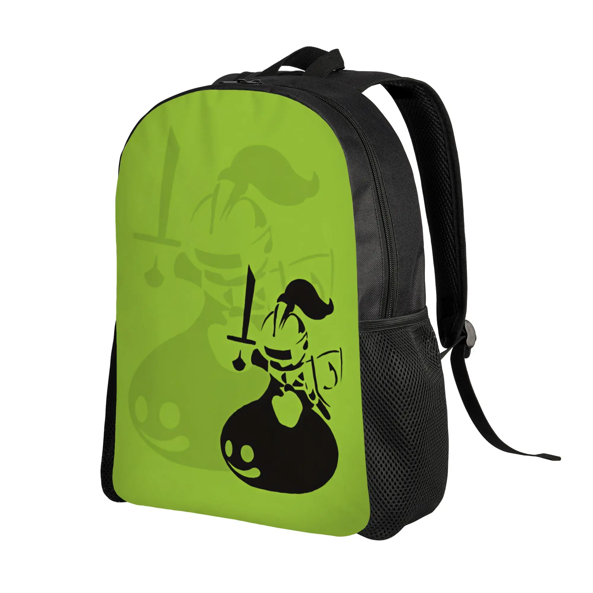 Dragon Quest Slime  Backpack Teen  Print Backpacks Polyester Streetwear High School Bags Daily Design Rucksack